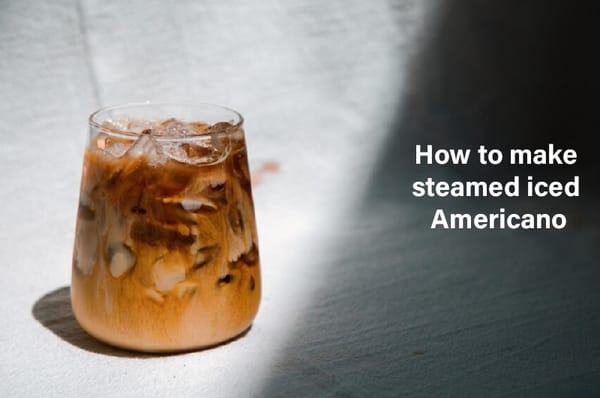 How to make steamed iced Americano