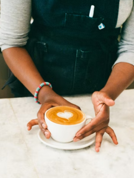 How to make heart shape coffee at home