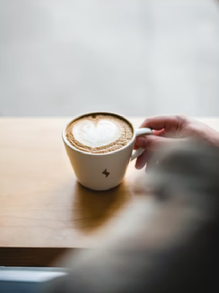 How to make heart shape coffee at home